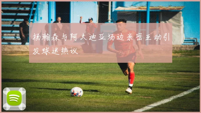 杨瀚森与阿夫迪亚场边亲密互动引发球迷热议